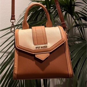 Steve Madden Two-Tone Satchel Bag | Like New Condition